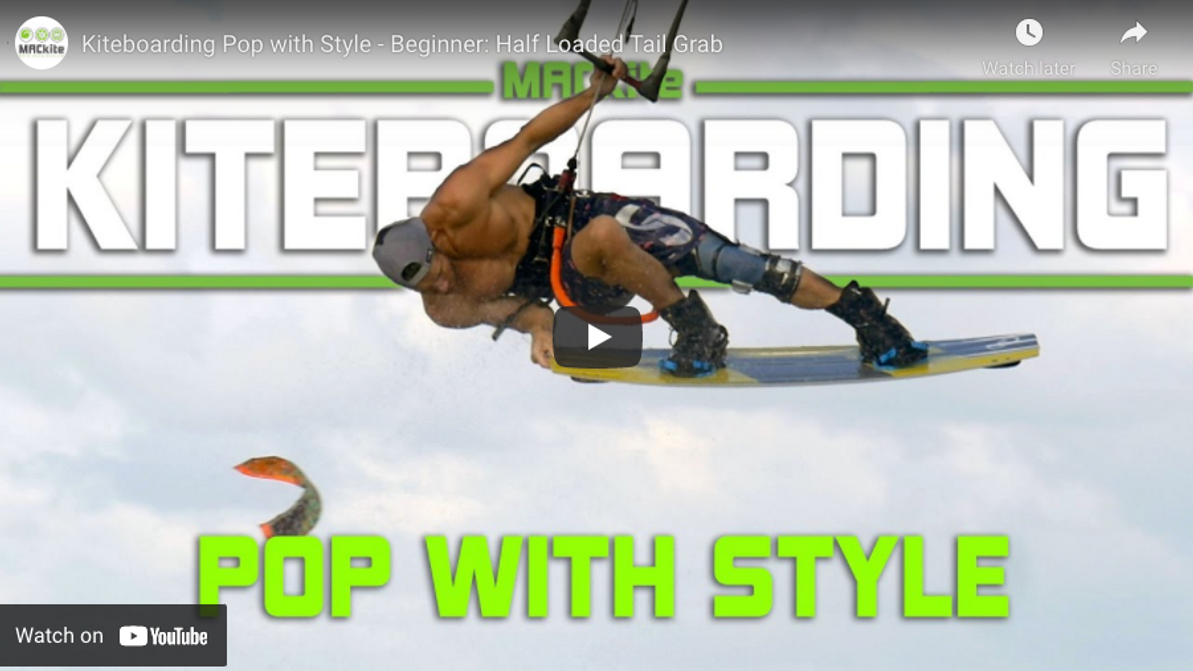 Kiteboarding Tricks: Half Loaded Tail Grab With Chris Bobryk