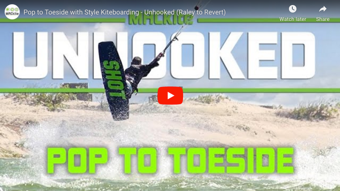 Pop to Toeside / Air Krypt Kiteboarding