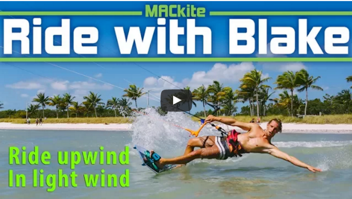 Ride with Blake  |  How to Ride Upwind in Light Wind 