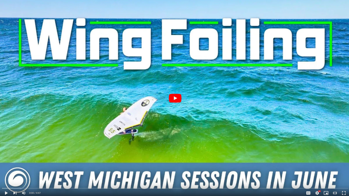 Sessions: Wing Foiling West Michigan | A Day Out with the MACkite Crew