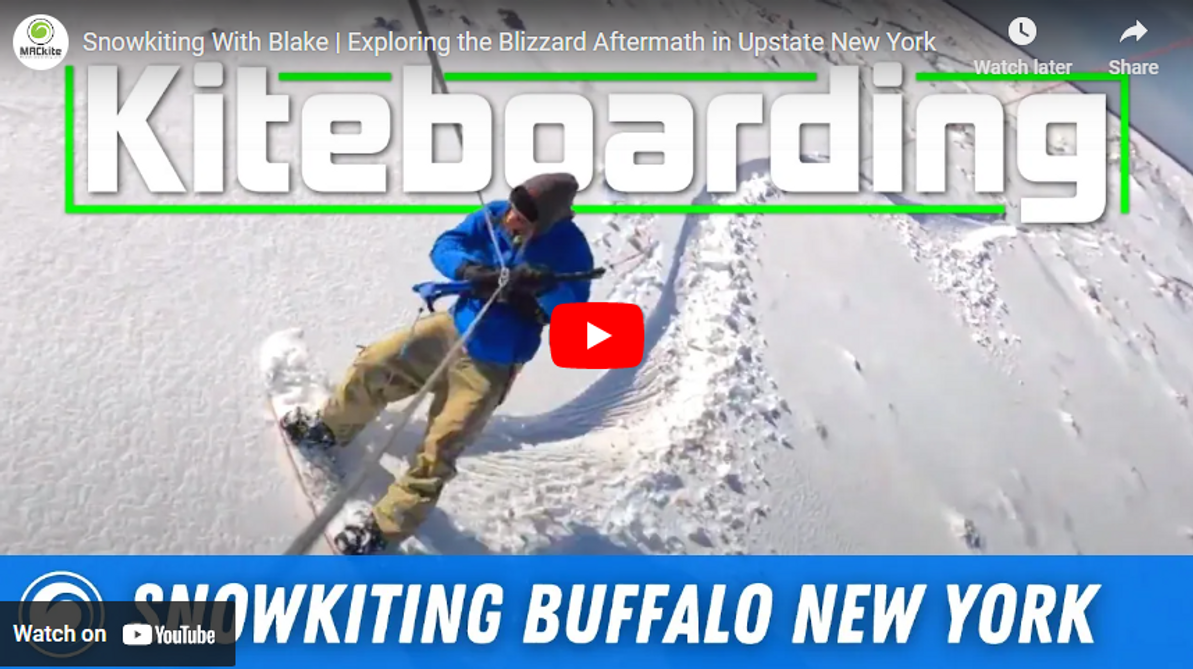 Snowkiting With Blake - Exploring the Blizzard Aftermath in Upstate New York