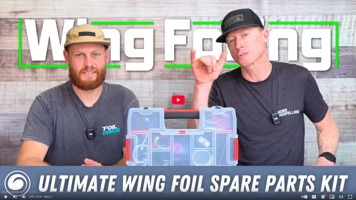 The Ultimate Wing Foil Spare Parts Kit | Everything You Need for the Beach