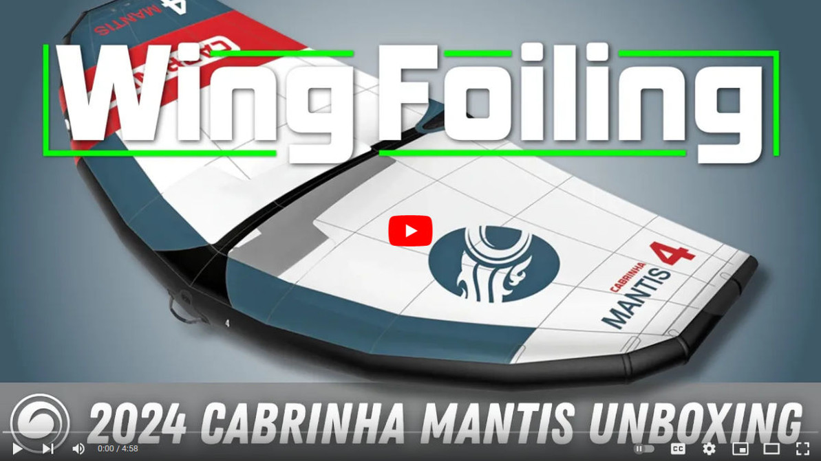 Unboxing the 2024 Cabrinha Mantis Wing | NEW Rigid LE Surf Handle