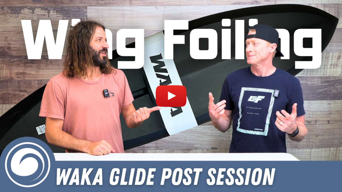 WAKA Glide Folding Wing Foil Board | So Good You Forget It Folds!