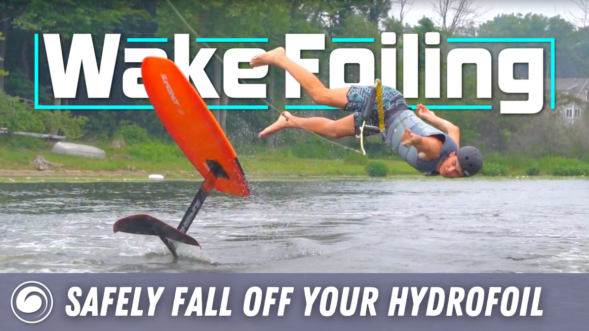 Wake Foiling  How to Safely Fall Off of Your Hydrofoil - MACkite