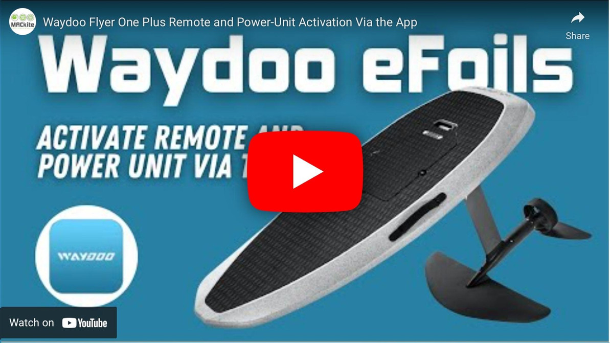 Waydoo Flyer One Plus Remote and Power-Unit Activation Via the Waydoo App