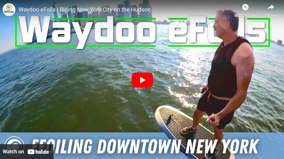 Waydoo eFoils | Riding New York City on the Hudson