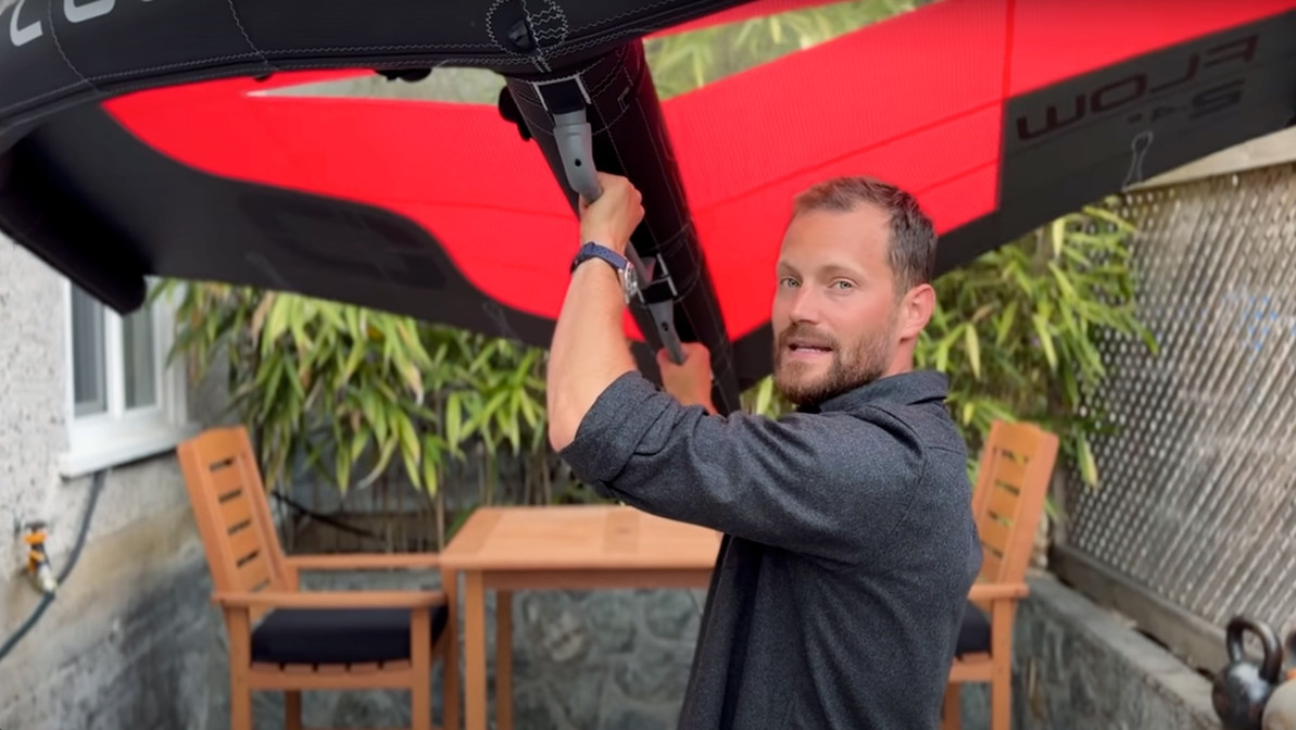 Wing Foiling Tacks | Learn the Elbow Peek with Greg at Omen Foils