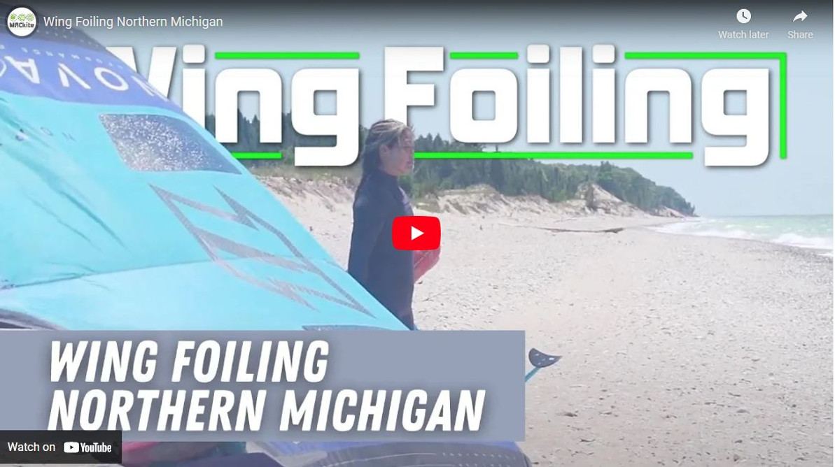 Wing Foiling Northern Michigan 