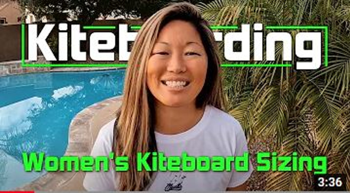 How to Choose a Kiteboard Size for the Ladies