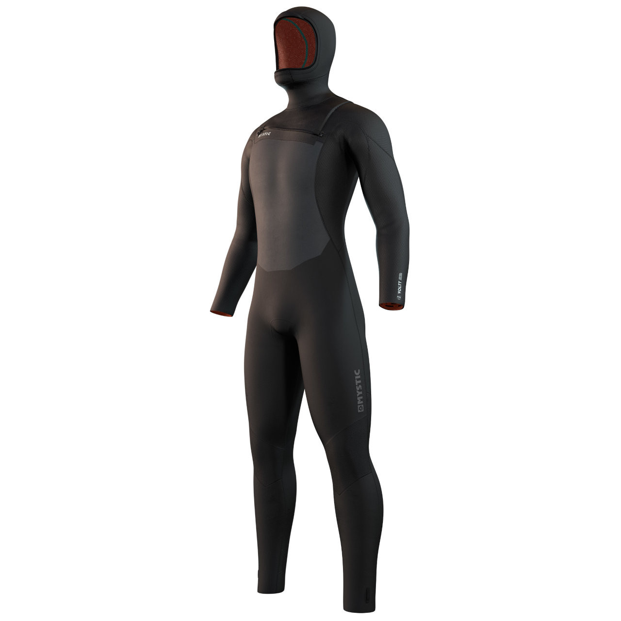 ◆ept◆ DIVE WR BLACKBLACK 5005770466 2022 Mystic Voltt 6/4/3 Full FZ Wetsuit - Black