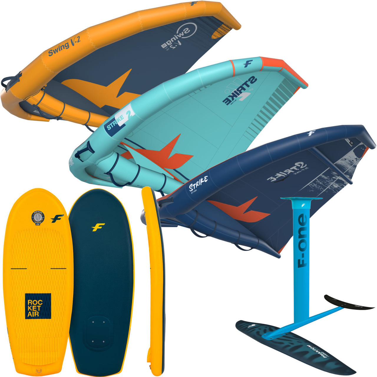 F-One Travel Complete Wing Foil Package - MACkite Boardsports Center