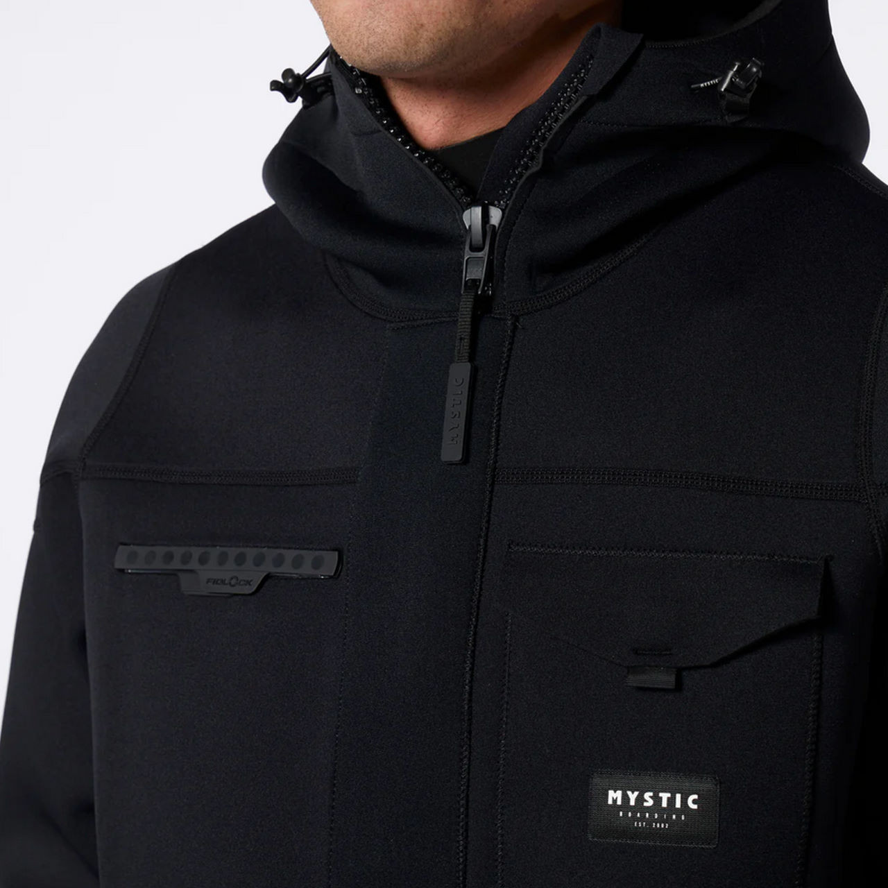 2023 Mystic Vortex Neoprene Jacket (Black)