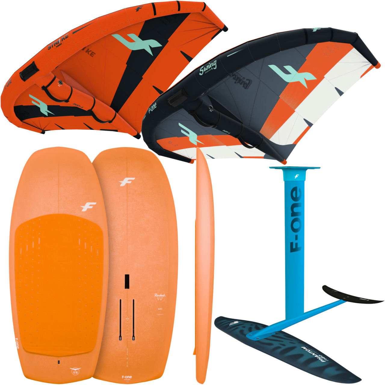 価格調整！F-one Wing foil 5'5 x 27 85L F-One Clearance Wing Foil Package
