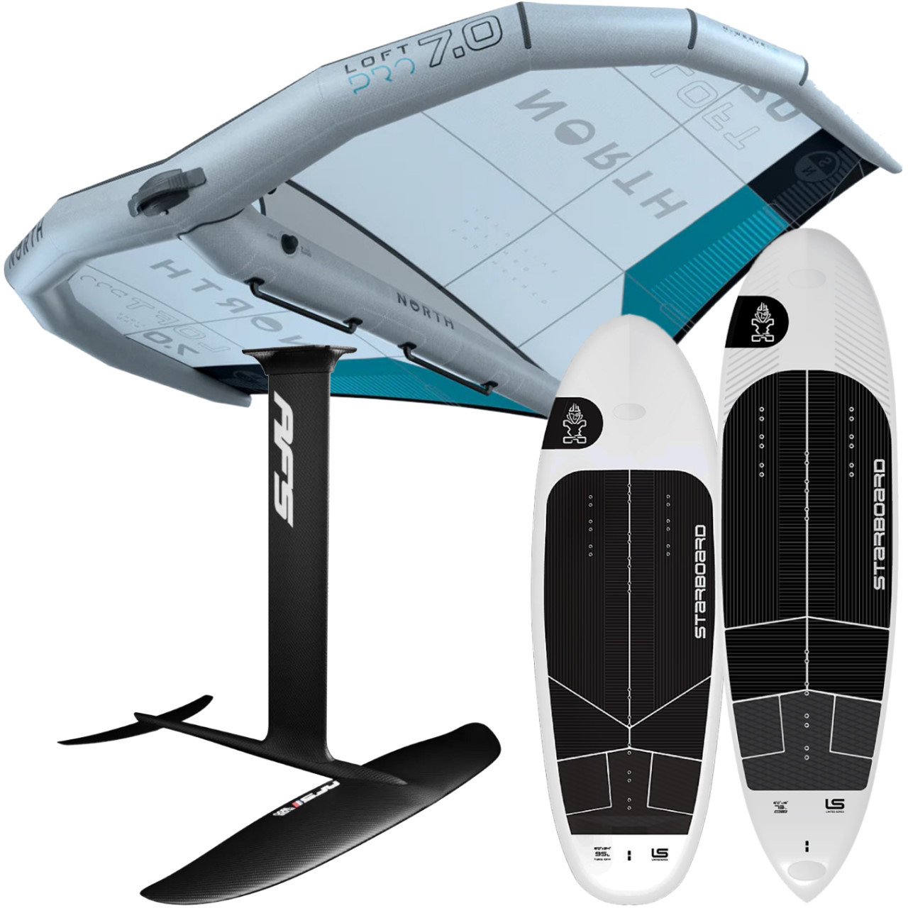 Big Kahuna/Light Wind Complete Wing Package