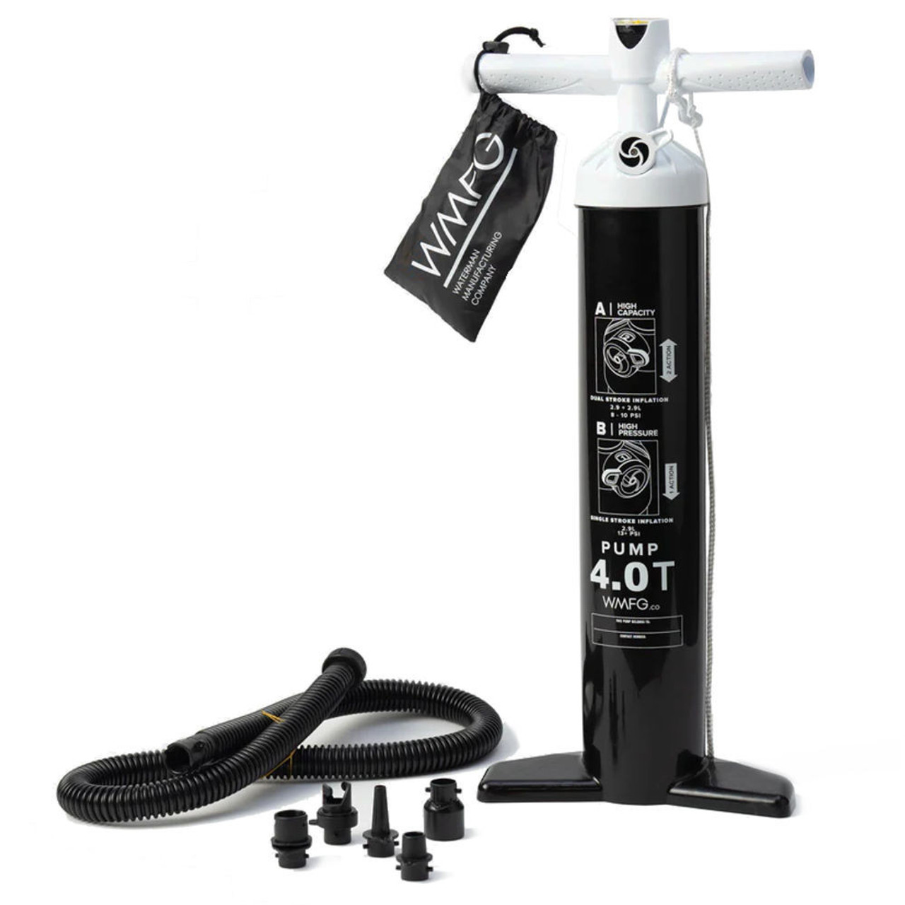 Dual Chamber Triple Action Pump, SUP Accessories