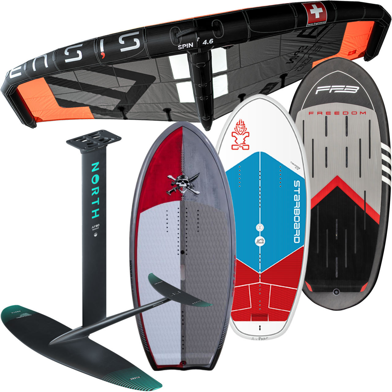 ウッディ　エンチャ　foil Winger's Choice Performance Wing Foil Package - MACkite