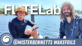 Wakefoiling the FLITElab 808 Flux Behind the Boat