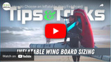 What Size Inflatable Wing Foil Board Do I Need?