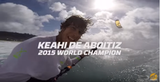 Kiteboarding Video: Keahi de Aboitiz - 2015 Kitesurf World Champ