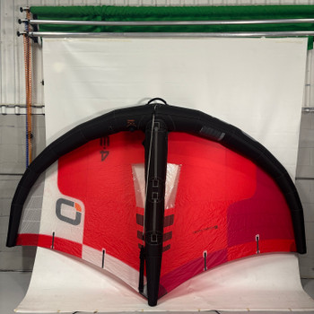 FLUX V2 Wing / 4.3m - Rubine Red/White - 2025 Demo - Back View