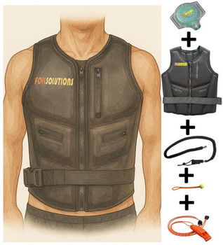 EFS Retracting Leash & Impact Vest Combo Kit