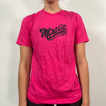 MACkite Ride or Die Short Sleeve Shirt - Pink - Front