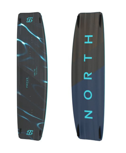 2022 North Focus Hybrid Twintip Board - Angle View