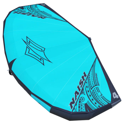 S27 Naish Matador LT 1.0 Wing - Blue, Angled Profile