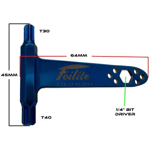 PKS Foilite T30/T40 Titanium Torx Hammer Multi Tool