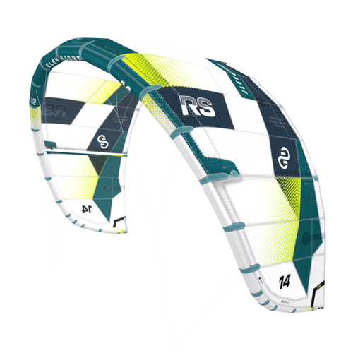 2026 Eleveight RS V9 Kiteboarding Kite - Tech Green (14m and 17m Only)