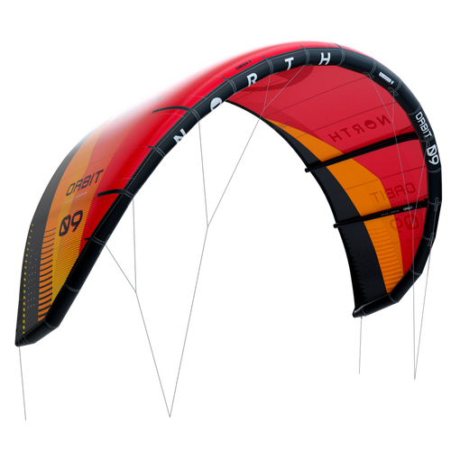 2026 North Orbit Kiteboarding Kite - Orange, Strut Profile