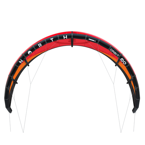 2026 North Orbit Kiteboarding Kite - Orange, Leading Edge Profile
