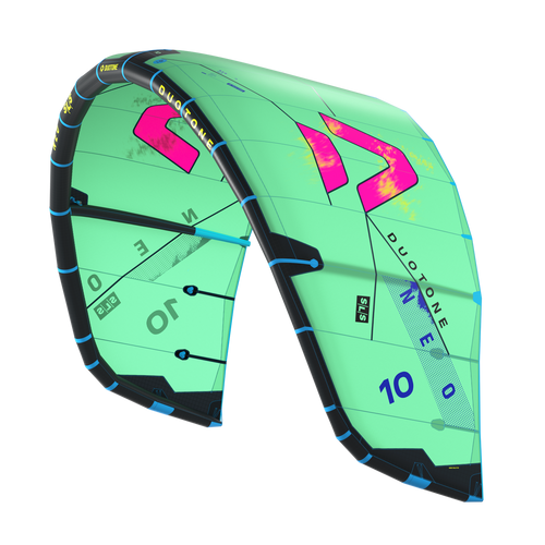 2026 Duotone Neo SLS Kiteboarding Kite - C10 (Green/Pink)