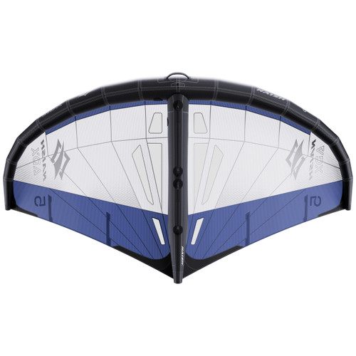 2026 Naish ADX Wing - Blue/White Canopy - Bottom View of Canopy