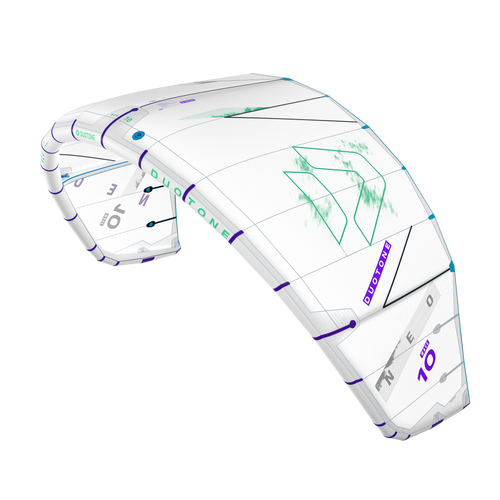 2026 Duotone Neo Kiteboarding Kite - Concept Blue - Top Canopy Angle