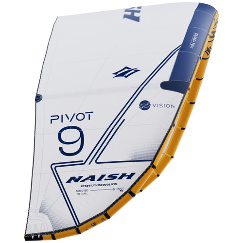 2026 Naish Pivot NVision Kiteboarding Kite - Left Wing Tip Profile