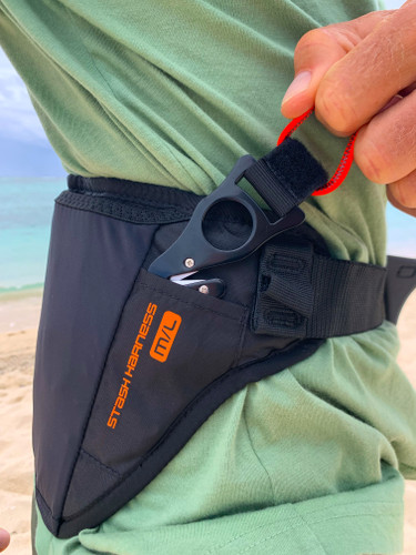 2026 Ozone Parawing Stash Harness - Side View Close Up on Beach