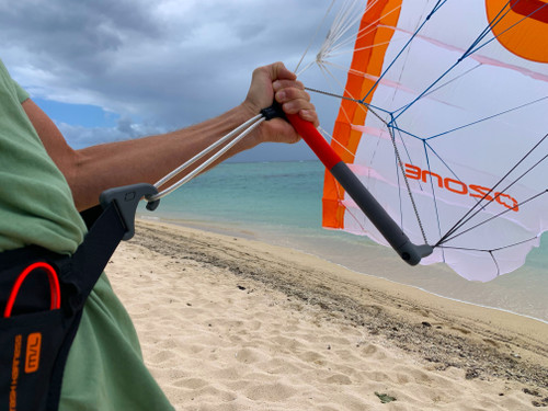 2026 Ozone Parawing Stash Harness - With Parawing on Beach