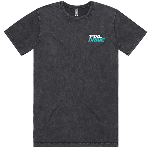 Foil Drive Stone Wash Shirt - Black - Front