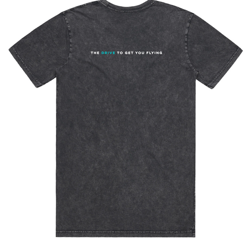 Foil Drive Stone Wash Shirt - Black - Back