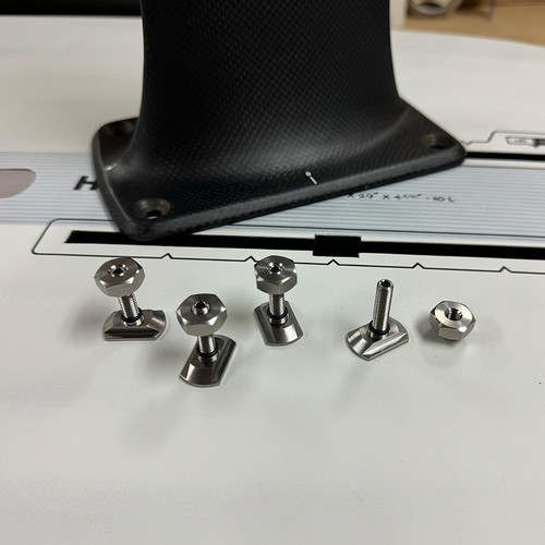 Foilite Easy Track - Universal M6 Titanium Hydrofoil Set - All Pieces