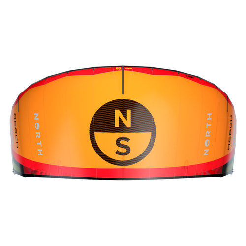 2026 North Reach Kiteboarding Kite - Orange - Top View