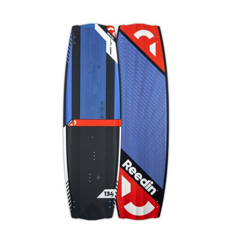 Reedin SuperE V4 Twintip Kiteboard - Front and back