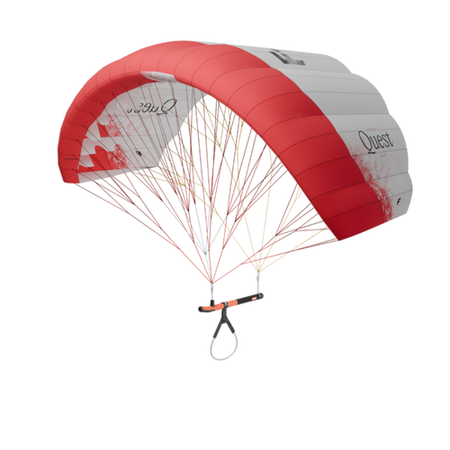 2026 F-One QUEST Pocket Wing - Red/White