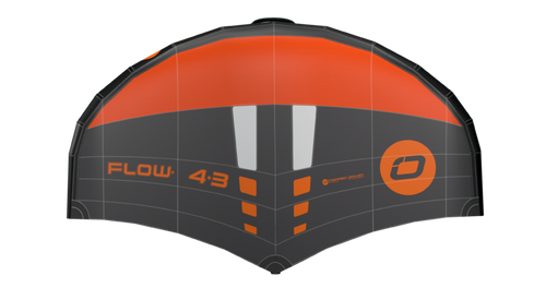2026 Ozone FLOW V2 Wing - Orange Top View