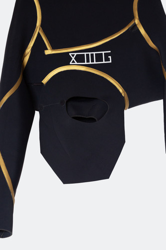 00 BY XIIIG Hooded 4/3MM Fullsuit - Inside View Hood
