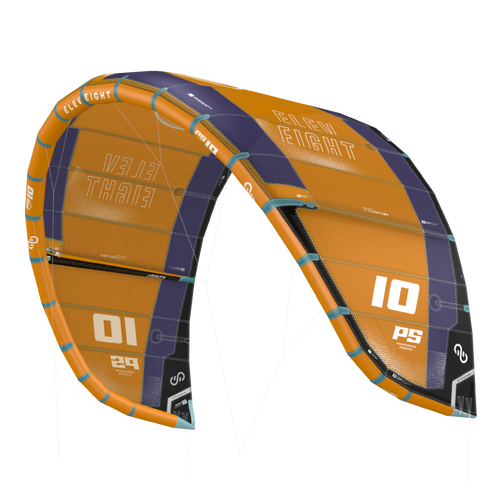 2027 Eleveight PS V10 Kiteboarding Kite - Yellow