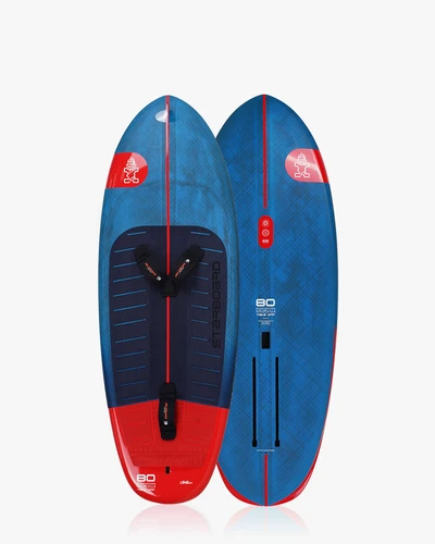 2026 Starboard Take Off Foilboard Blue Carbon - Top and Bottom View
