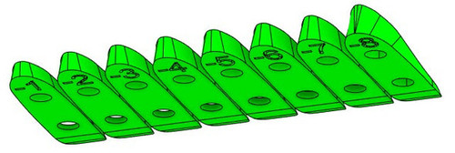 EFS Fliteboard Negative Shims